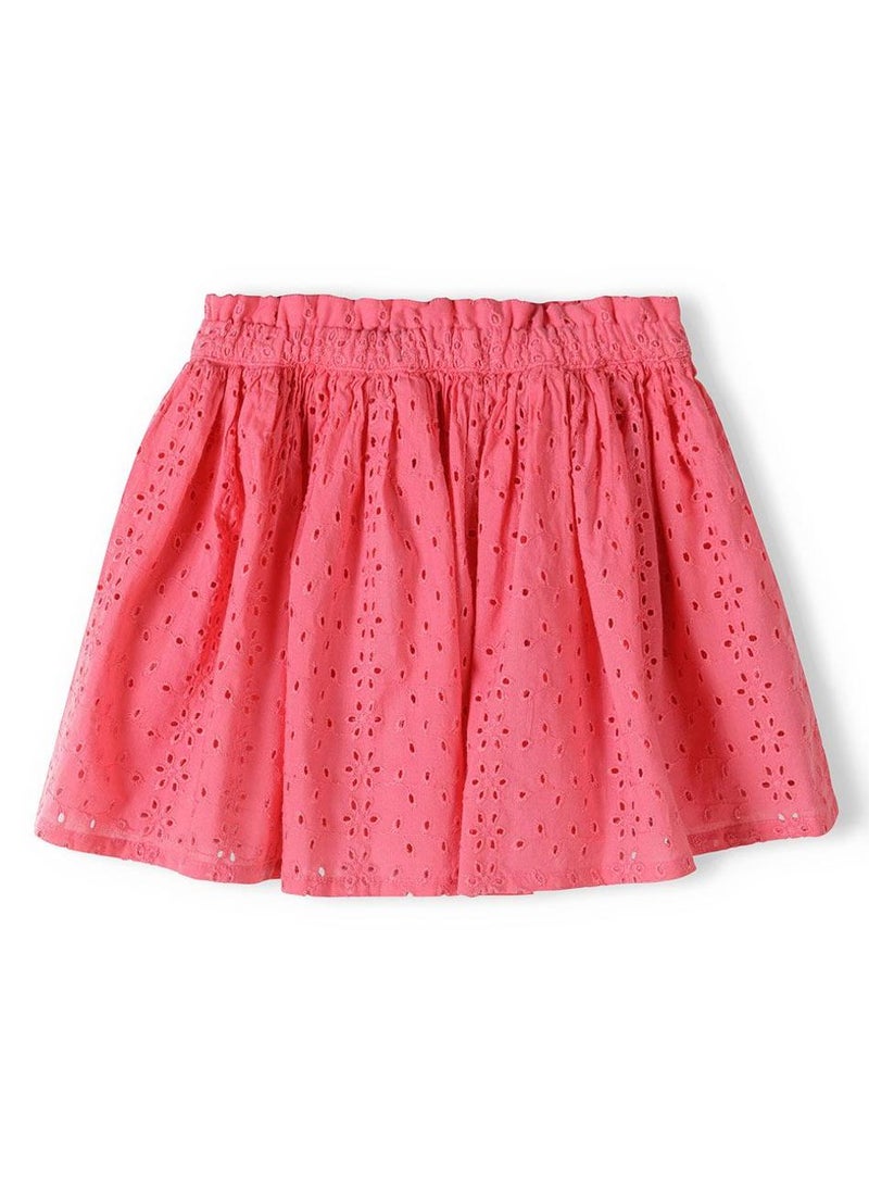 MINOTI Girls Skirt with Elastic Waist and Embroidered Detail - Image 3