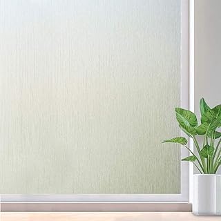 Viseeko Privacy Window Film Non-Adhesive Window Stickers Static Window Cling Room Decor for Home Office Bathroom - Image 1
