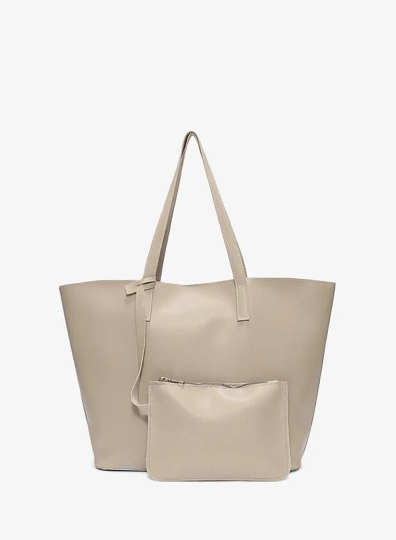 Shule Bags Carrie Beige Wallet Shoulder Bag.