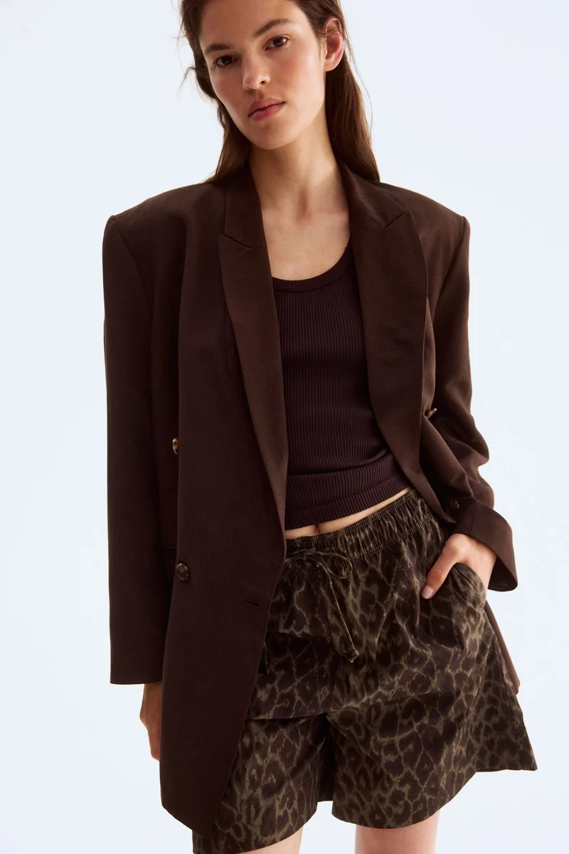 H&M Cotton drawstring shorts