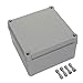LeMotech Waterproof Dustproof IP67 Junction Box DIY Case Enclosure Gray 4.9 x 4.9 x 3 inch (125 x 125 x 75 mm) - Image 2