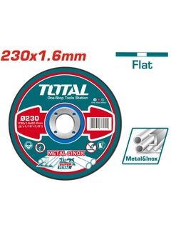TOTAL Super Total Meta Cutting Disc 230mm: Premium Abrasive Metal & Inox Grinding Disc  - Image 1