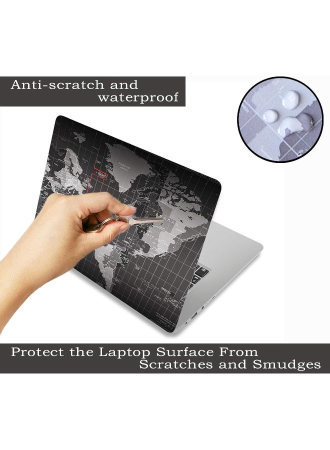 ARS Laptop Skin Sticker Decal for 12"–15.6" Laptops, Waterproof Vinyl Cover Protector for Notebook PC, Removable Decorative Laptop Sticker with Free 2 Wrist Pads, Universal Fit for MacBook, HP, Dell, Lenovo - Image 2
