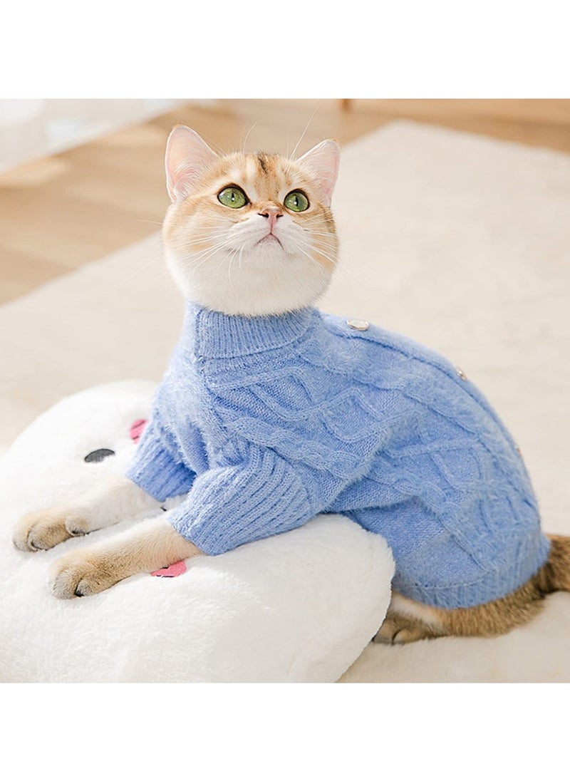 Dog Sweater, Pet Clothes, Imitation Mink Velvet Jumper, Puppy Cat Warm Knit Sweatshirts for Doggy Chihuahua Cute Small Medium Breed Pets (M)  - Image 4