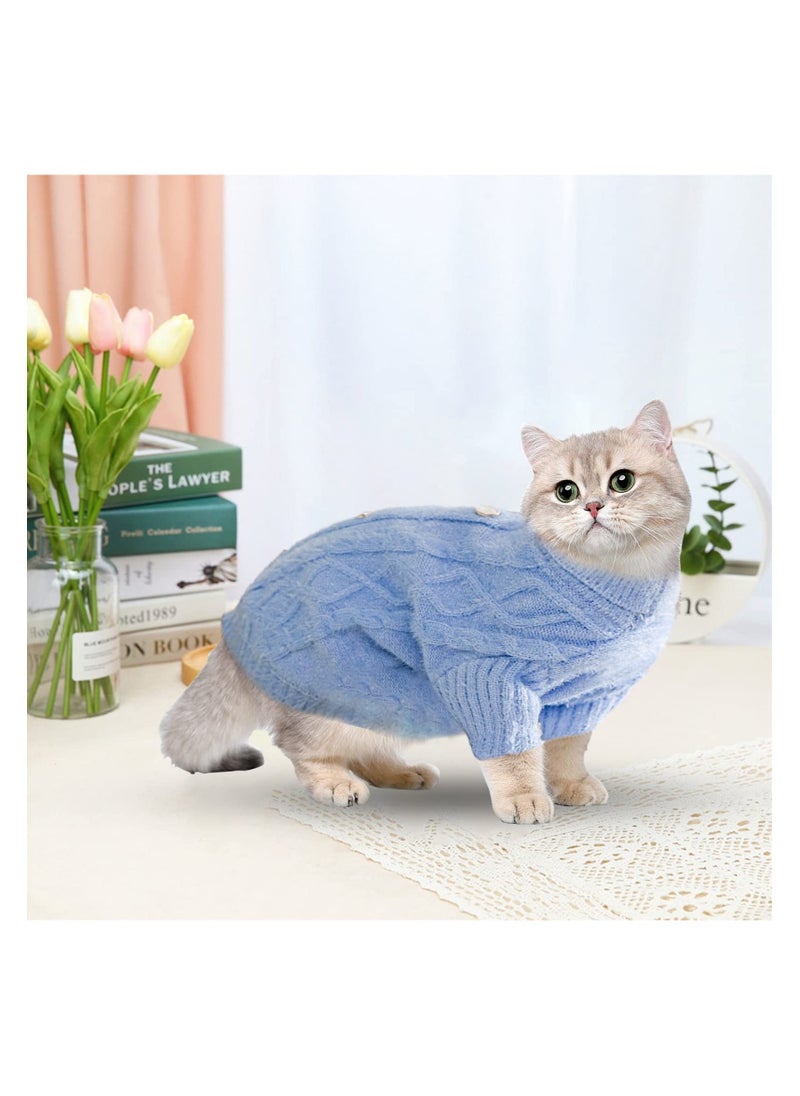 Dog Sweater, Pet Clothes, Imitation Mink Velvet Jumper, Puppy Cat Warm Knit Sweatshirts for Doggy Chihuahua Cute Small Medium Breed Pets (M)  - Image 5
