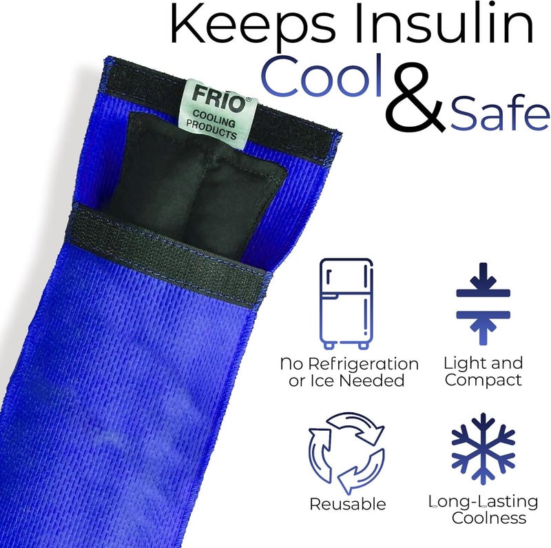 Frio Duo Cooling Wallet - Insulin Cooler Travel Case, No Ice Required, Light & Compact Refrigerated Insulin & Medicine Travel Case, Keep Medicine Cool While Traveling for More Than 45 Hours, Blue - Image 5