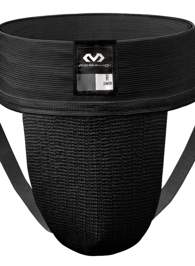 McDavid Men's Athletic Supporter Jockstrap, Lightweight & Protective Design with Wide Waistband for Comfort & Support, Cup Not Included, Black, Adult S, 2-Pack - Image 4