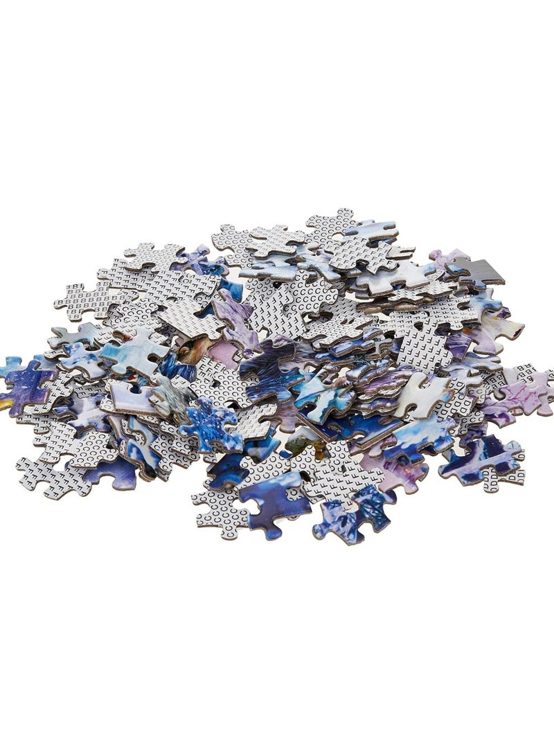 1000 Pieces Jigsaw Paper Puzzles, Home Wall Decor Wolf Castle, Winter Jigsaw Puzzles for Adults-Cardboard Puzzles- Relax Puzzles Games-Brain Teaser Puzzle-for Kids and Adults Gifts - Image 3