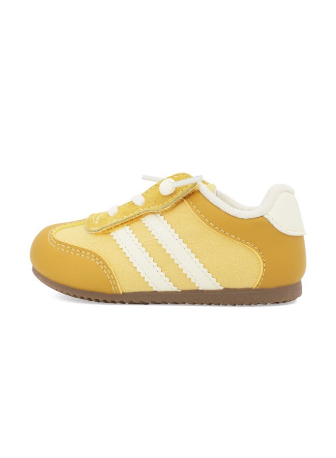 Topstar Kids Running Shoes 26 Spring New Casual Outdoor Boys Non-slip Girls German Training Antibacterial Sneakers Yellow 29 - Image 1