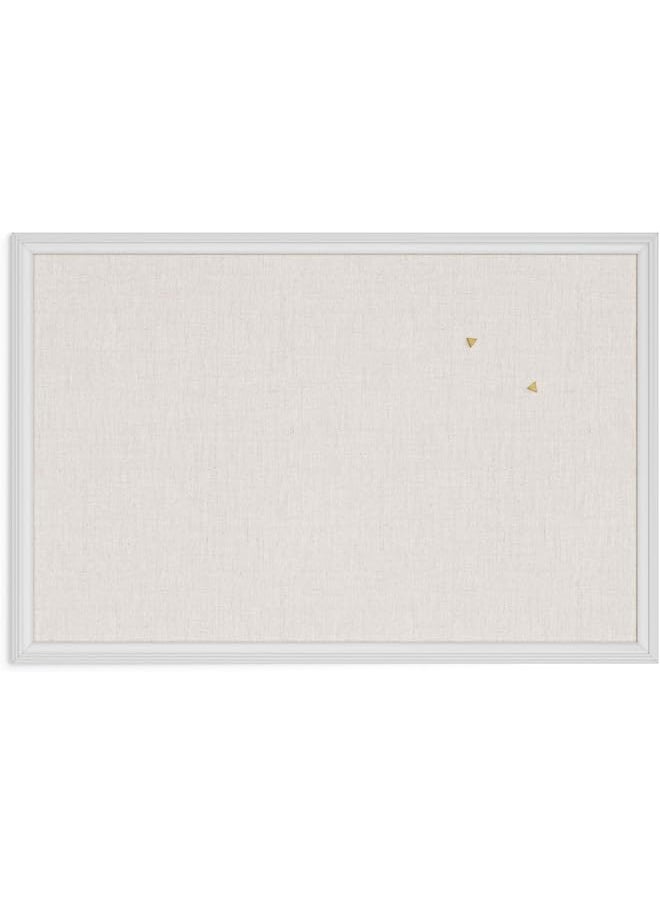 Cork Linen Bulletin Board 50.8 X 76.2 Cm White Wood Frame 2074U00 01 - pzsku/Z10DD2EA95E0747EDFE4CZ/45/_/1722498793/fc2ddeb9-e604-4b7c-9935-676cb71eb615