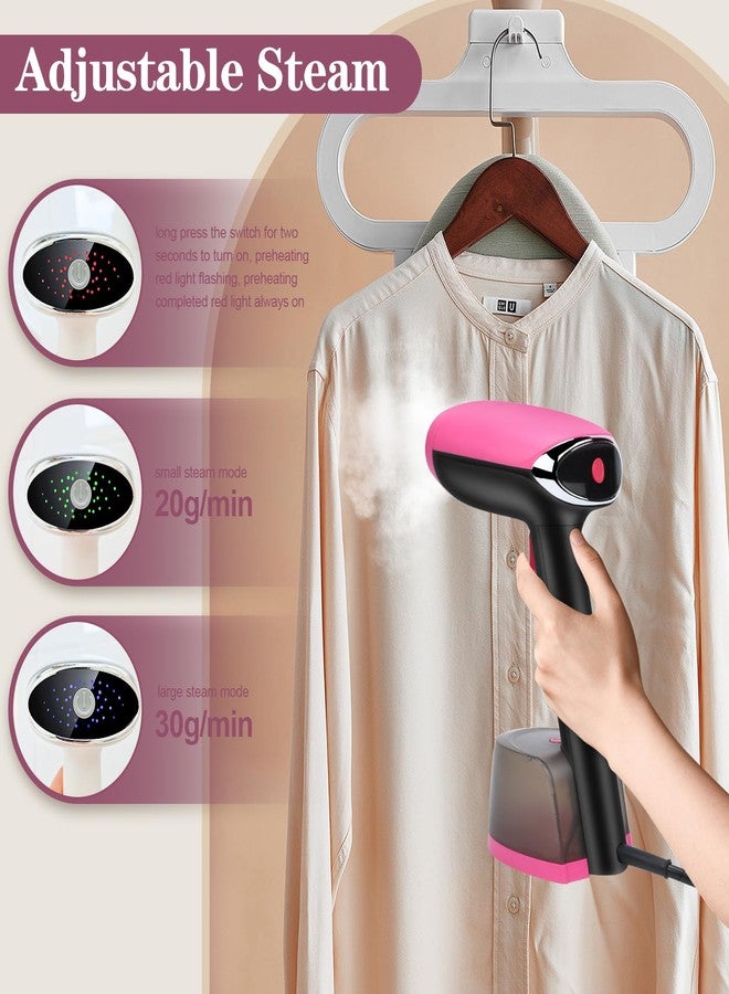 ARSFUTU Steamer for Clothes Handheld Clothes Steamer 1300W Portable Garment Steamer Auto Shut-off 20-Second Fast Heat-up with Adjustable Steam 12.34oz Detachable Water Tank for Home Office Travel - Image 4