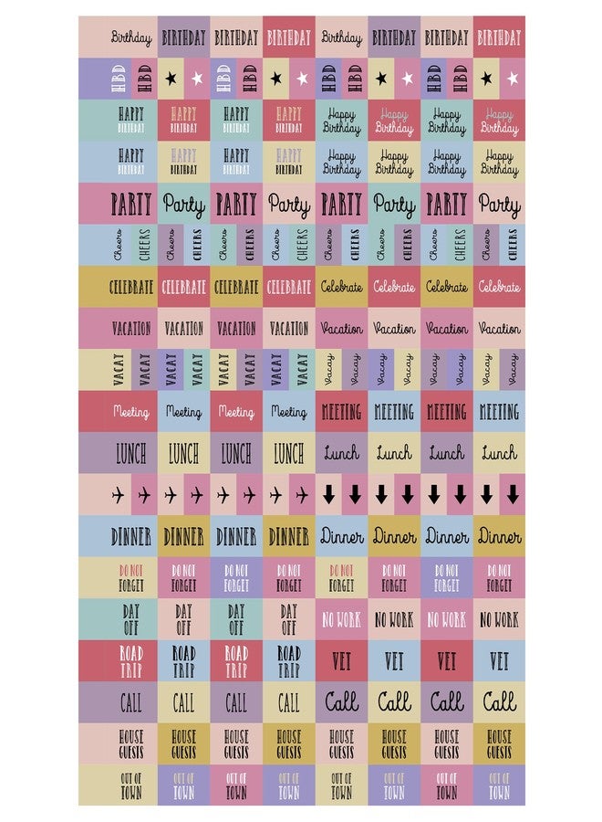 TF Publishing 2026 Almost Rainbow Large Weekly Monthly Planner with 12-Month Calendar Grid, Vertical Weekly Pages, Task and Habit Trackers, and Stickers - Large Planner for School or Work - 9in x 11in - Image 4