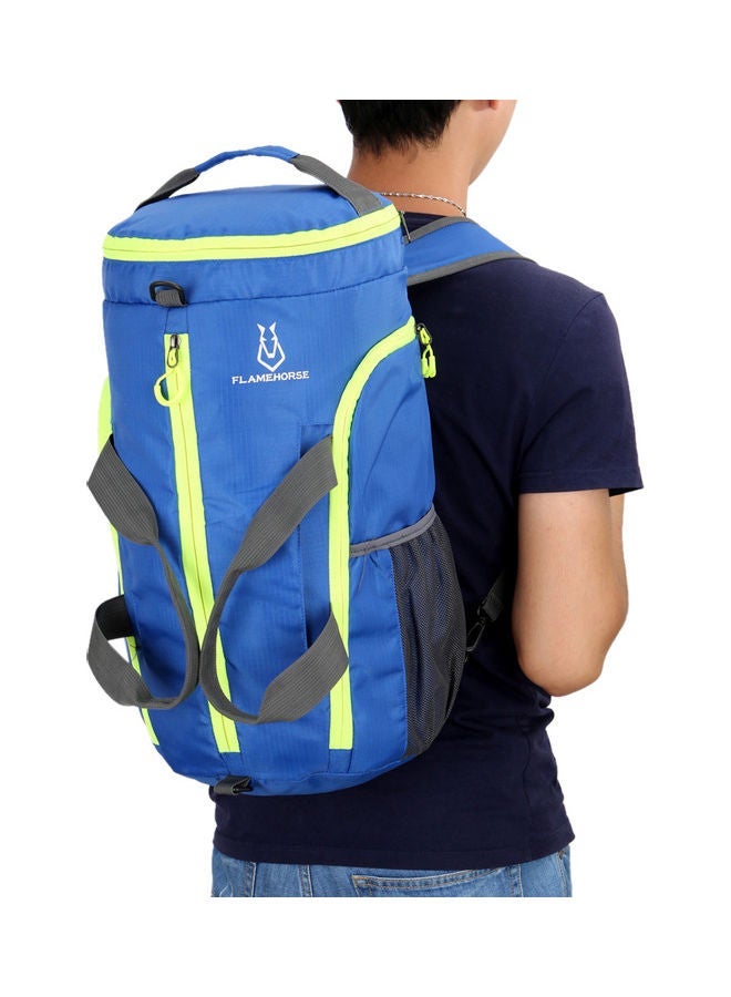 NIBEMINENT Outdoor Sports Duffel Foldable Backpack Shoulder Bag 26x3x26cm - Image 3