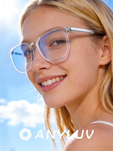 ANYLUV Blue Light Glasses for Woman Men Womens Blue Light Blocking Glasses Computer Glasses Anti Eyestrain - Image 3