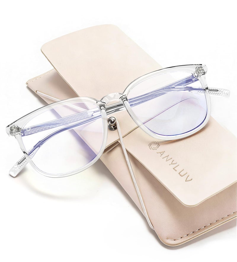 ANYLUV Blue Light Glasses for Woman Men Womens Blue Light Blocking Glasses Computer Glasses Anti Eyestrain - Image 2