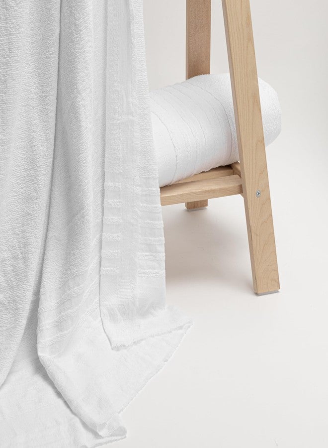 Modefa Islamic Men's Ihram Set for Hajj Umrah - 1 Set of 2 Pieces - Ehram Ahram Seamless Viscose Made from Bamboo + Cotton Towels 110 x 220cm (Combo: 5 Piece) - Image 5