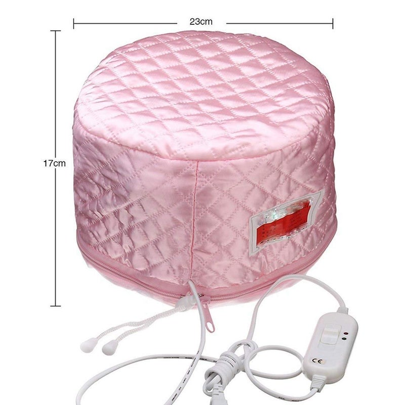 THEODORE Hair Care Thermal Head Spa Cap Treatment with Beauty Steamer Nourishing Heating Cap, Spa Cap For Hair, Spa Cap Steamer For Women (PINK) - Image 3