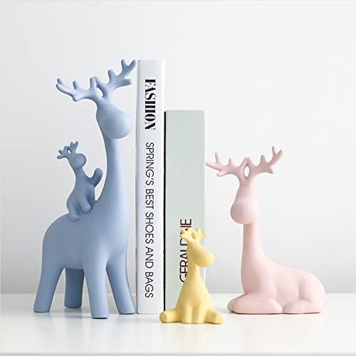LADROX Reindeer Family Statue for Home Decor | Resin Figurine Set (Pack of 4 Pieces, Multicolor) - Image 3