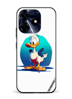 Protective Case Cover For Tecno Spark 10 Pro Donald Duck Design Multicolour