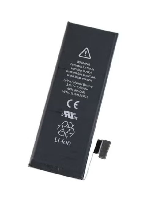 Replacement Battery for Apple iPhone 5 (Black) – High-Capacity Internal Rechargeable Li-ion Battery with Pre-Attached Flex Cable | Stable Power, Fast Charging & Long-Lasting Backup | Easy Installation & Safe Performance | Ideal for DIY Repairs