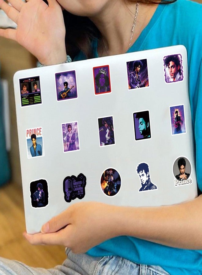 YEESACG 62Pcs Prince Sticker Pop Music Kawaii Waterproof Pack | Aesthetics Vsco Funny Cool Deacls Graffiti Stickers Vinyl for Water Bottle Skateboard Luggage Laptop - Image 4