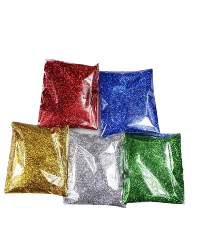 Snoogg SNOOGG Resin Cresent Moon Shape Resin Mold for Photo Silicone Mold, Picture Frame Epoxy Casting with 12 Bag Glitter 10 gram Each - Image 2