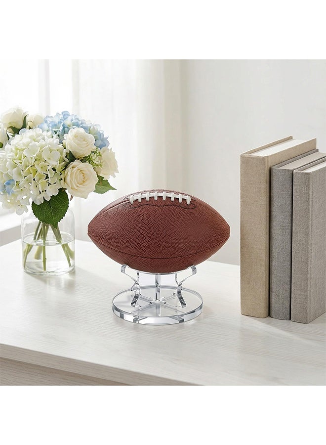 3PCS Acrylic Ball Holder - Clear Ball Storage Stand for Football Baseball Basketball, Sports Accessories for Display Stand, Non-Slip Display Rack Case for Home Stuff - Image 3