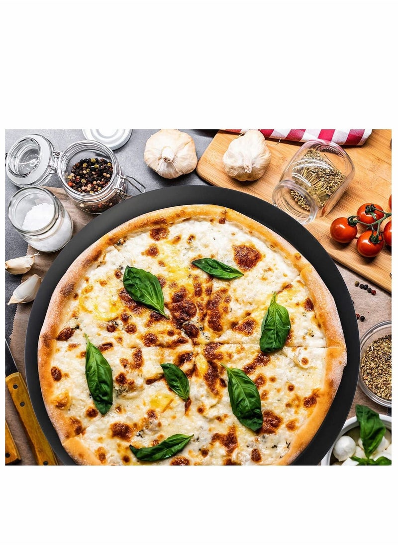 NIBEMINENT - Pizza Pan with Holes, 10 inch Crisper Cooking Pan, Thickened Steel Tray for Oven, Round Perforated Baking Home & Restaurant Kitchen Tool - Image 1