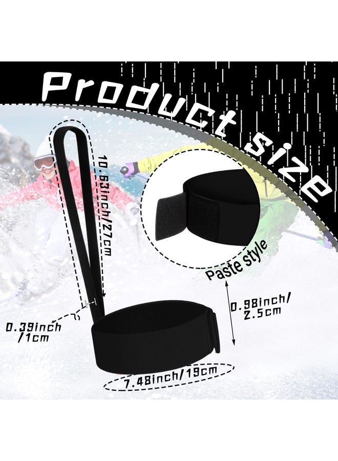 Arrowbash 14 Pcs Sport Glove Strap Glove Leash Wrist Strap Ski Gloves Leash Handcuffs for Hanging Glove Elastic Ski Glove Wrist Strap Ideal for Skiing Snowboarding and Outdoor Activities - Image 2