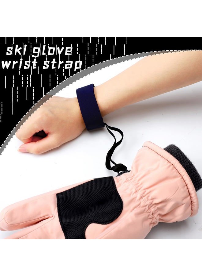 Arrowbash 14 Pcs Sport Glove Strap Glove Leash Wrist Strap Ski Gloves Leash Handcuffs for Hanging Glove Elastic Ski Glove Wrist Strap Ideal for Skiing Snowboarding and Outdoor Activities - Image 3
