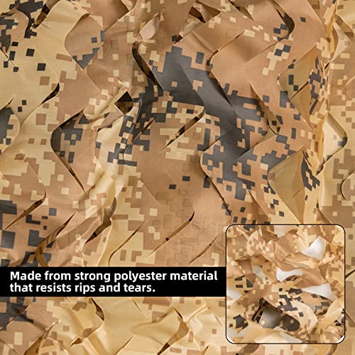 LOOGU Camo Netting Camouflage Net Blinds Great for Sunshade Camping Shooting Hunting - Image 3