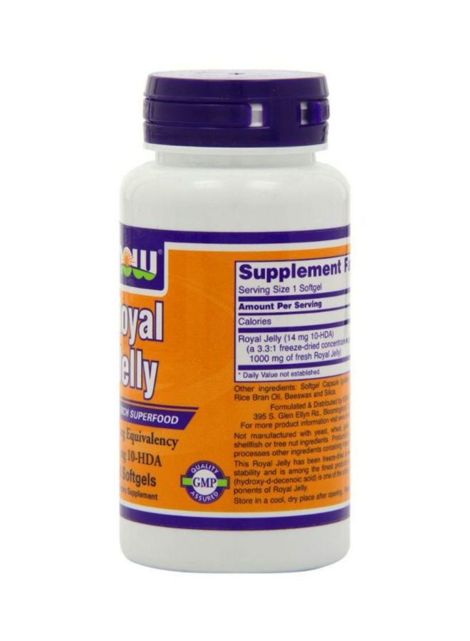 Now Foods Royal Jelly Dietary Supplement - 60 Softgels - Image 3