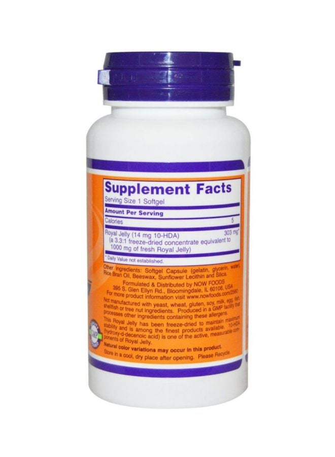Now Foods Royal Jelly Dietary Supplement - 60 Softgels - Image 2