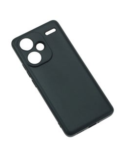 Generic Xiaomi Redmi Note 13 Pro Plus 5G Black Mobile Phone Case Cover, Soft Back Cover + Frosted Design + Raised Full Camera Protection  - Image 2
