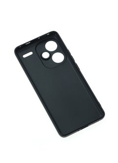 Generic Xiaomi Redmi Note 13 Pro Plus 5G Black Mobile Phone Case Cover, Soft Back Cover + Frosted Design + Raised Full Camera Protection  - Image 4