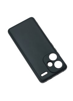 Generic Xiaomi Redmi Note 13 Pro Plus 5G Black Mobile Phone Case Cover, Soft Back Cover + Frosted Design + Raised Full Camera Protection  - Image 3