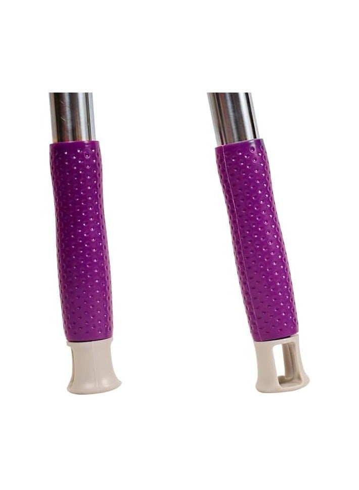 Durable, large microfiber broom with extendable and adjustable telescopic handle for cleaning wet or dry floors - 53 cm width - Image 3