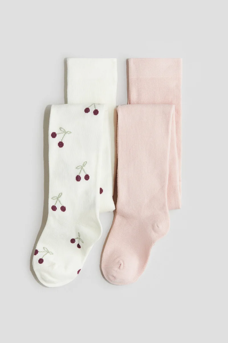 H&M 2-pack fine-knit tights