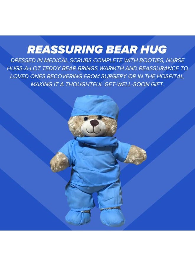 ZZZ Bears Doctor & Nurse Teddy Bear Plush Toy to Protect and Cuddle at Bedtime (Nurse) - Image 4