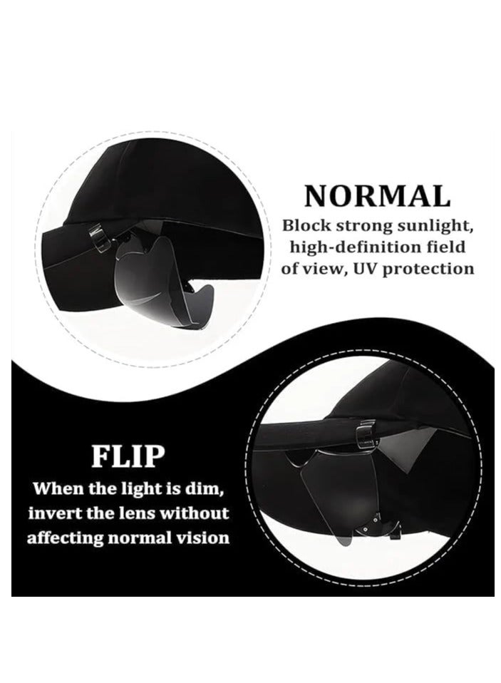 Zikra Clip Cap Sports Sunglasses, Polarized Sunglasses, Clip on Sunglasses for Fishing Biking Hiking Cycling, Golf Eyewear, UV Protection, for Mens and Womens - Image 4
