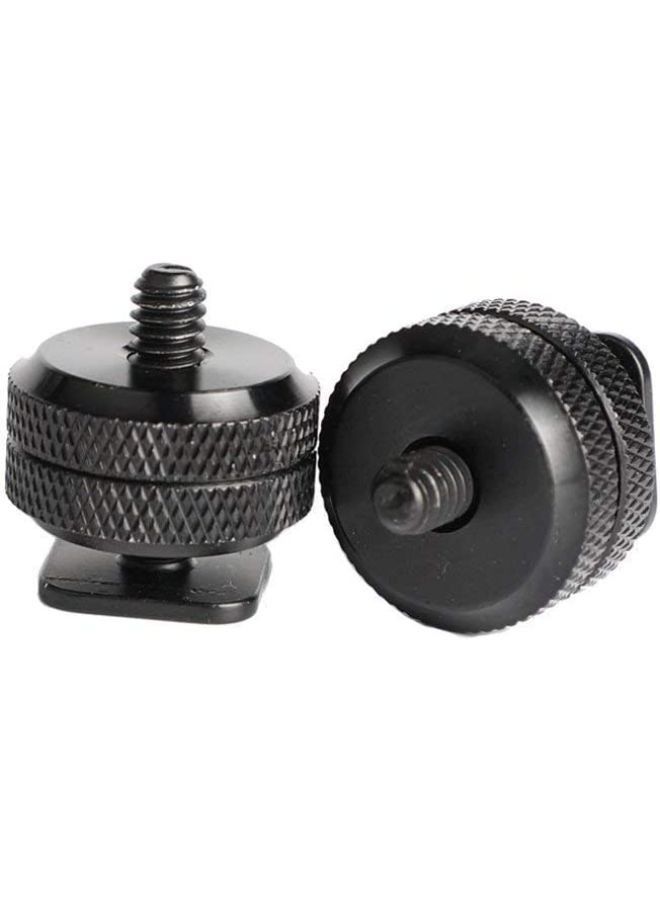 4 Pieces 1/4 Inch Hot Shoe Mount Adapter Tripod Screw for DSLR Camera Rig  - Image 3