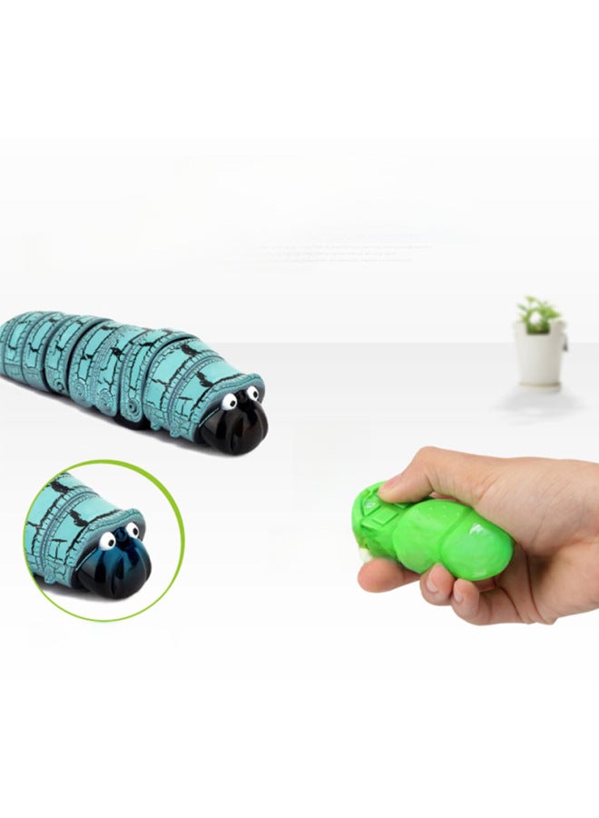 Exotic Remote Control Leisurely Insect Infrared Induction Reptile Caterpillar Electric Remote Control Trick Insect Toy-Specifications:Remote Control Version Purple F  - Image 4