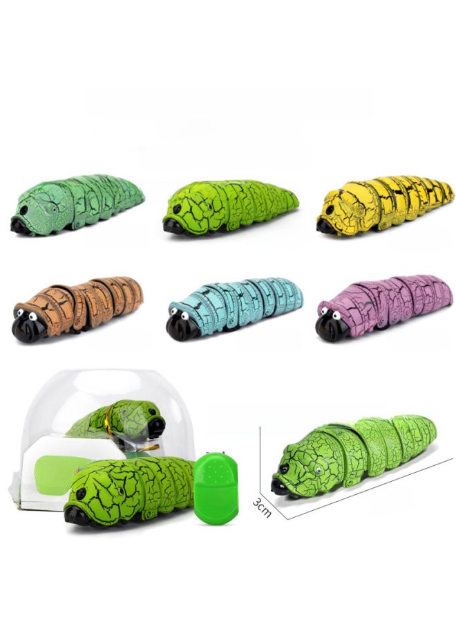 Exotic Remote Control Leisurely Insect Infrared Induction Reptile Caterpillar Electric Remote Control Trick Insect Toy-Specifications:Remote Control Version Purple F  - Image 3