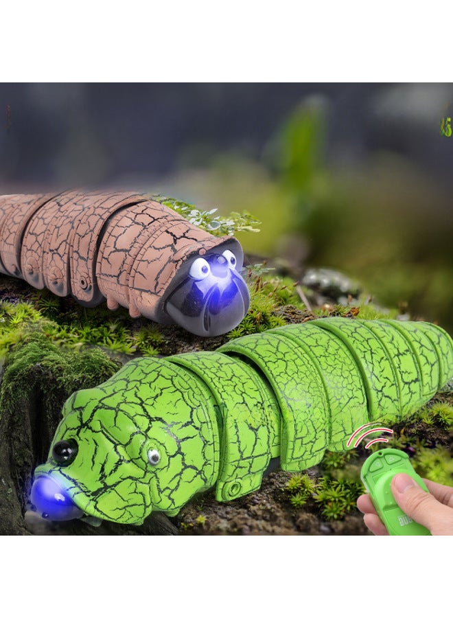 Exotic Remote Control Leisurely Insect Infrared Induction Reptile Caterpillar Electric Remote Control Trick Insect Toy-Specifications:Remote Control Version Purple F  - Image 2