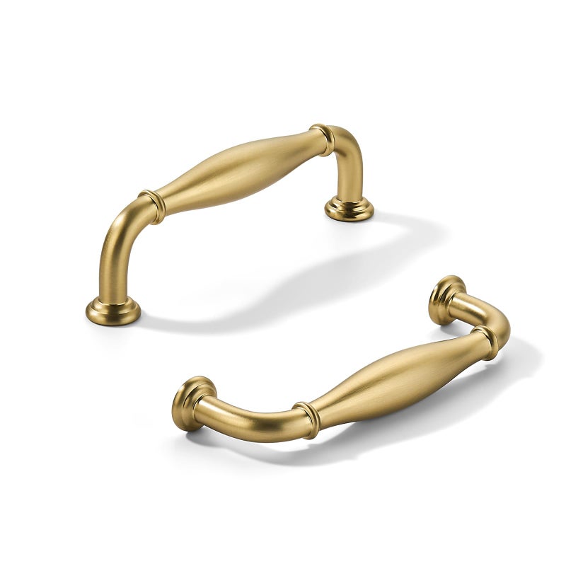 khtumeware 10 Pack 334inch96mm Hole Center Champagne Bronze Cabinet Pulls Solid HeavyDuty Honey Bronze Tradition Handles Hardware for Bathroom Dressers Pull cabinets - Image 2