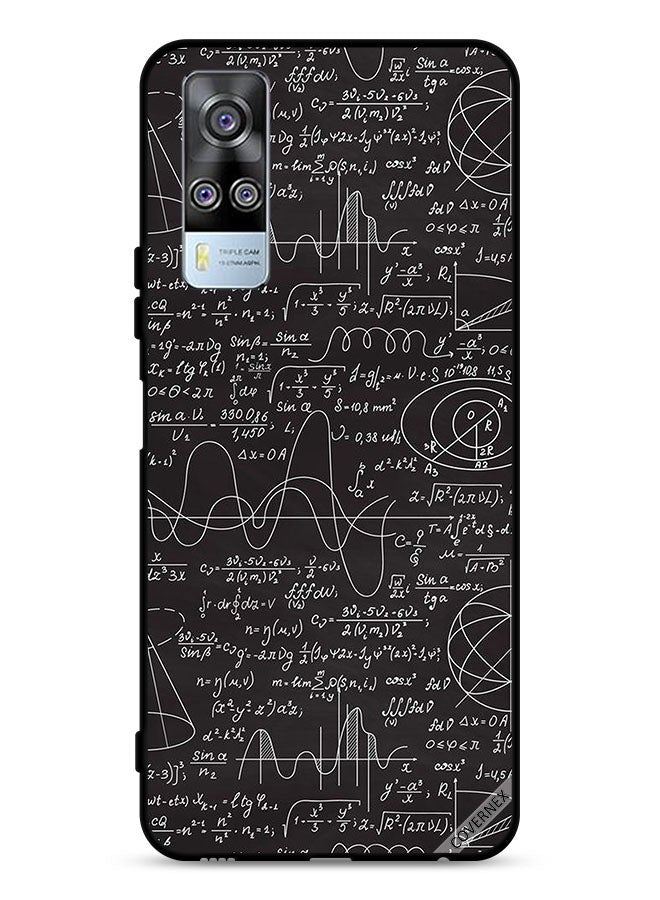 Covernex vivo Y51 2020 Protective Case Cover Math Equations - Image 1