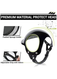 erorex Pet Dog Helmet with Ear Hole Motorcycle Dog Helmet Multi-Sport Dog Hard Hat Outdoor Bike Doggy Cap for Dogs (Medium)  - Image 4
