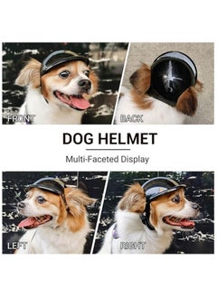 erorex Pet Dog Helmet with Ear Hole Motorcycle Dog Helmet Multi-Sport Dog Hard Hat Outdoor Bike Doggy Cap for Dogs (Medium)  - Image 5