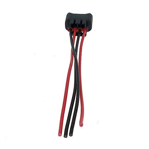 YUTOCOOL Pack of 4 Ignition Coil Female Connector Plug Harness Pigtail Fits HS250h Pontiac Vibe Scion tC Camry Corolla Highlander Matrix RAV4 Solara Chevrolet Prizm Replace 2AZFE1ZZFE - Image 5