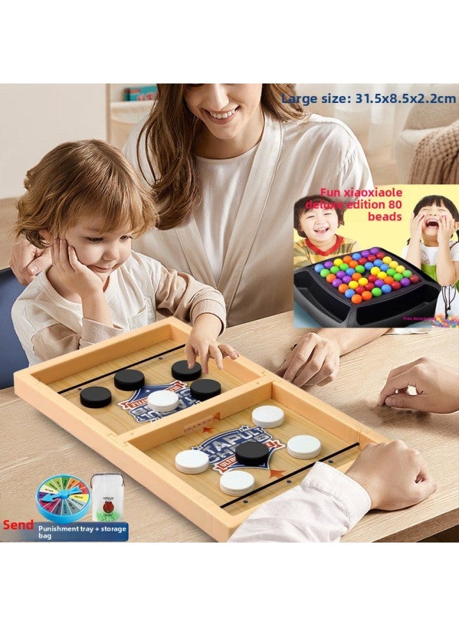 Two-Player Battle Chess Tabletop Game Black And White Chess Ejection Toy Children And Adults Parent-Child Interaction Wholesale